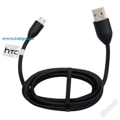 Лот: 2955194. Фото: 1. Оригинальный USB - Кабель HTC... Дата-кабели, переходники