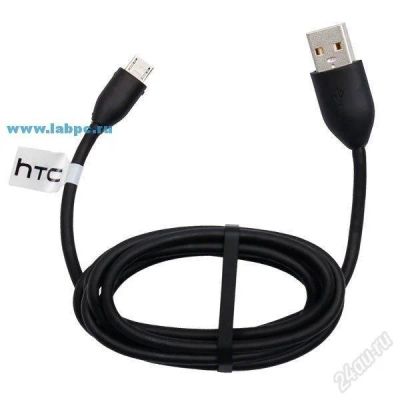 Лот: 3266105. Фото: 1. Оригинальный USB - Кабель HTC... Дата-кабели, переходники
