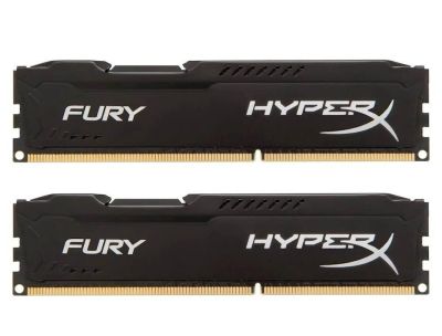 Лот: 17075017. Фото: 1. Kingston HyperX Fury DDR 3 2x4gb. Оперативная память