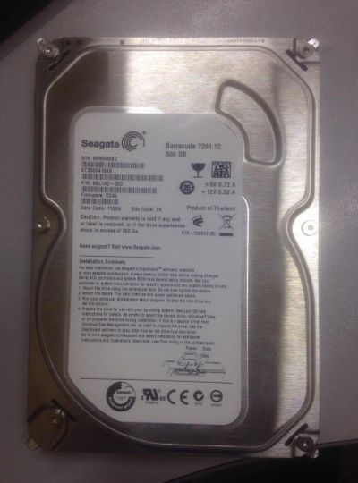 Лот: 15454985. Фото: 1. Жесткий диск Seagate 500 Gb. Жёсткие диски (HDD)