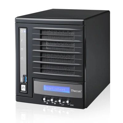 Лот: 5113594. Фото: 1. 4-дисковый СХД NAS Thecus N4560... СХД