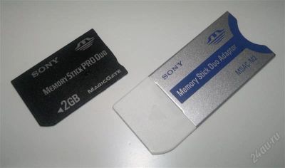 Лот: 1612871. Фото: 1. MemoryStick PRO Duo [2 GB]. Карты памяти