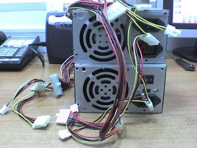 Лот: 1502290. Фото: 1. БП ATX 250W 2шт+мат плата Gigabyte... Корпуса, блоки питания