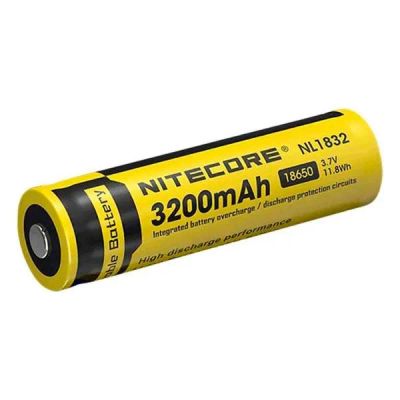 Лот: 24783180. Фото: 1. Аккумулятор Nitecore NL1832 3... Батарейки, аккумуляторы, элементы питания