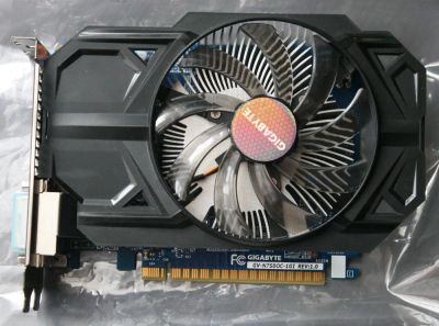 Лот: 10009979. Фото: 1. Видеокарта Gigabyte GeForce GTX... Видеокарты