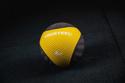 Лот: 24327114. Фото: 1. Медицинбол резиновый 4KG YouSteel... Фитнес, аэробика и гимнастика