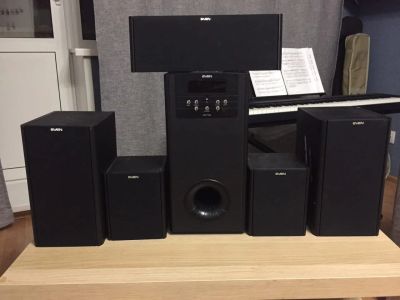 Лот: 15292763. Фото: 1. Колонки sven 5.1 ihoo T100U. Активные акустические системы