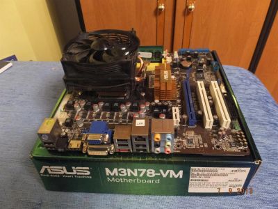 Лот: 3158497. Фото: 1. Комплект: материнская плата ASUS... Материнские платы