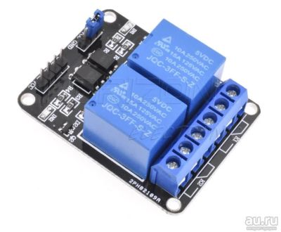 Лот: 10697295. Фото: 1. Модуль двухканального реле arduino... Микроконтроллеры