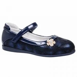 Лот: 14358666. Фото: 1. Туфли д/девочки, синие, р. 27... Туфли