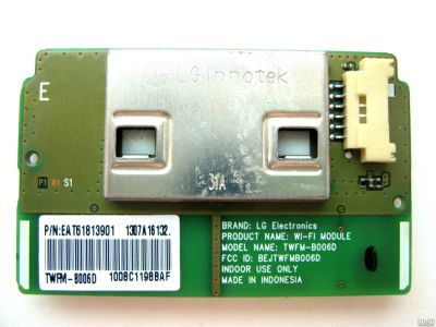 Лот: 15267789. Фото: 1. Wi-fi Module tv LG,TWFM-8006D. Запчасти для телевизоров, видеотехники, аудиотехники
