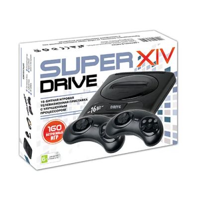 Лот: 5307042. Фото: 1. Sega Super Drive 14 Black 160... Игровые приставки, консоли