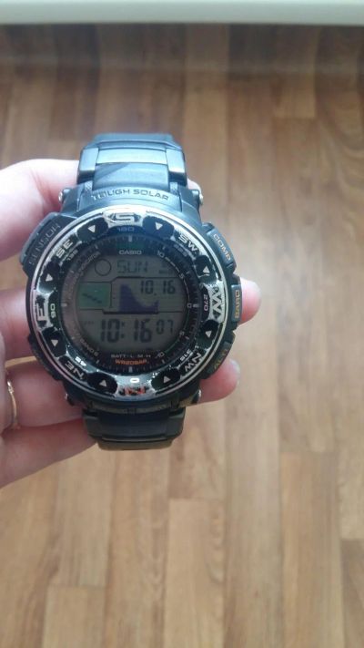 Лот: 8366880. Фото: 1. Часы мужские Casio Pro Trek PRW-2500-1E. Оригинальные наручные часы