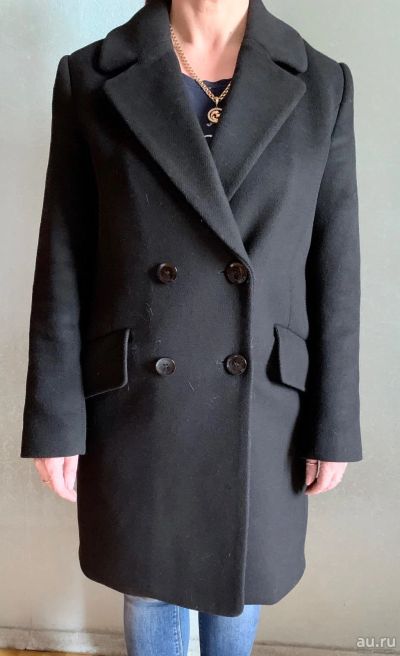 Лот: 16135309. Фото: 1. Пальто женское чёрное. Верхняя одежда