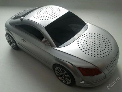 Лот: 2216241. Фото: 1. портативная колонка audi tt (silver... Музыкальные центры, магнитолы
