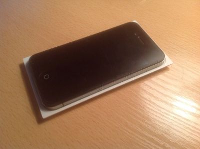 Лот: 3509655. Фото: 1. Iphone 4 32gb black (обмен на... Смартфоны