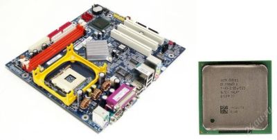 Лот: 110047. Фото: 1. Продам MB Gigabyte GA-8I865GVMK... Материнские платы