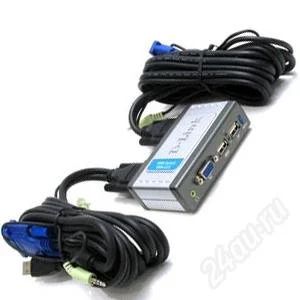 Лот: 2657380. Фото: 1. D-Link KVM-221 Переключатель на... Шлейфы, кабели, переходники