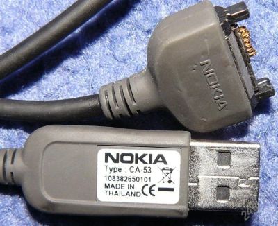 Лот: 1714713. Фото: 1. Data кабель Nokia CA-53. Дата-кабели, переходники