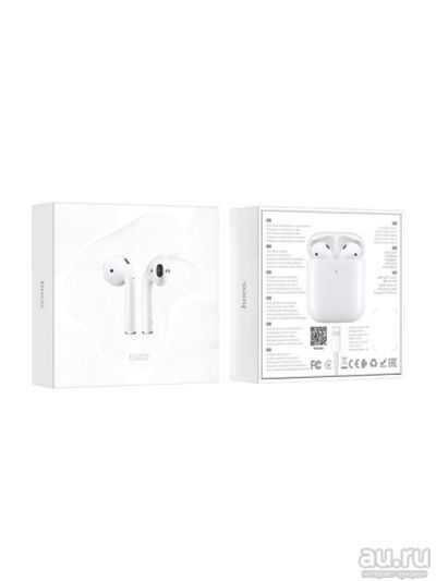 Лот: 18270402. Фото: 1. Гарнитура Bluetooth TWS Hoco EW02... Наушники, гарнитуры