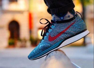 Лот: 8074394. Фото: 1. Nike Flyknit Racer кроссовки... Кеды, кроссовки, слипоны