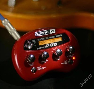 Лот: 1121655. Фото: 1. продам проц line6 pocket pod+блок... Аксессуары, комплектующие