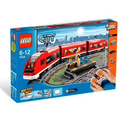 Лот: 12593559. Фото: 1. Lego City Пассажирский поезд 7938... Конструкторы