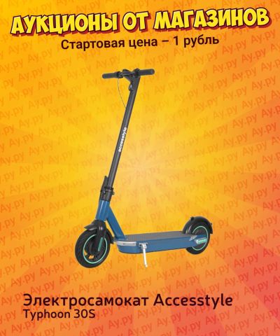Лот: 25267528. Фото: 1. Электросамокат Accesstyle Typhoon... Электросамокаты, гироскутеры, сигвеи