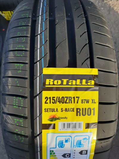 Лот: 15830251. Фото: 1. R17 215/40 Rotalla RU01 Новая... Шины