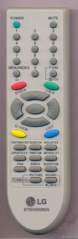 Лот: 15998462. Фото: 1. Оригинальный пульт пульт LG 6710V00090A. Пульты ДУ