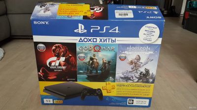 Лот: 18548156. Фото: 1. PS4, slim, 1Tb. Игровые приставки, консоли