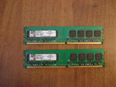 Лот: 6521264. Фото: 1. Память DDR2 Kingston 1 GB (1024... Оперативная память