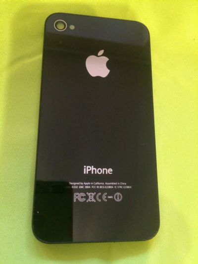 Лот: 15460718. Фото: 1. задняя крышка iphone4 черная. Корпуса, клавиатуры, кнопки