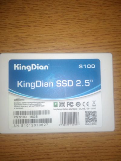 Лот: 15335753. Фото: 1. Ssd 16gb KingDian не использовался. SSD-накопители