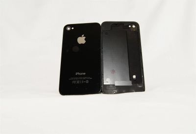 Лот: 3529036. Фото: 1. Задняя крышка iPhone 4/4s черная... Корпуса, клавиатуры, кнопки