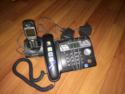 Лот: 6440965. Фото: 1. Телефон Panasonic стационарный... Проводные телефоны
