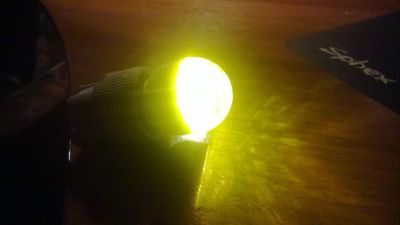 Лот: 8566166. Фото: 1. Led Лампа шарик 1W Жёлтый цвет... Гирлянды, шарики, новогодние аксессуары