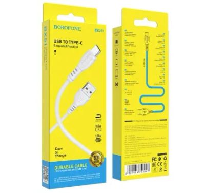 Лот: 20412142. Фото: 1. Кабель USB Type-C Borofone BX51... Дата-кабели, переходники