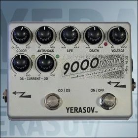 Лот: 3098238. Фото: 1. Yerasov 9000volt овердрайв /дисторшн-эффект... Гитарные эффекты и комбоусилители