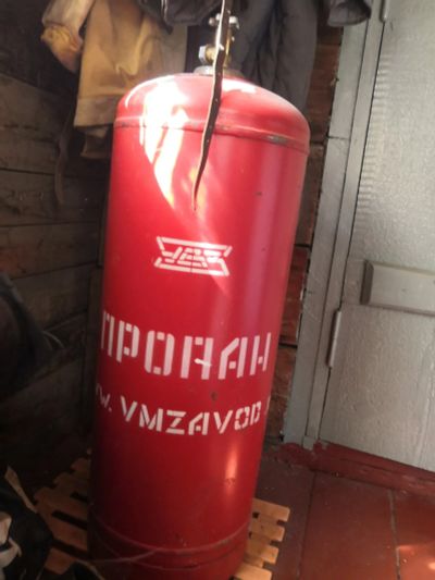 Лот: 20661114. Фото: 1. Газовый баллон 50л пропан. Баллоны, газ в баллонах