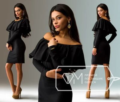 Лот: 5939766. Фото: 1. платье черное,40-42,трикотаж,новое. Платья