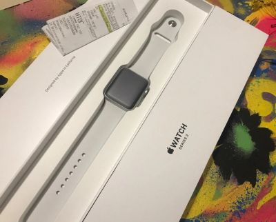 Лот: 12639660. Фото: 1. Apple Watch series 3 42mm РСТ. Оригинальные наручные часы
