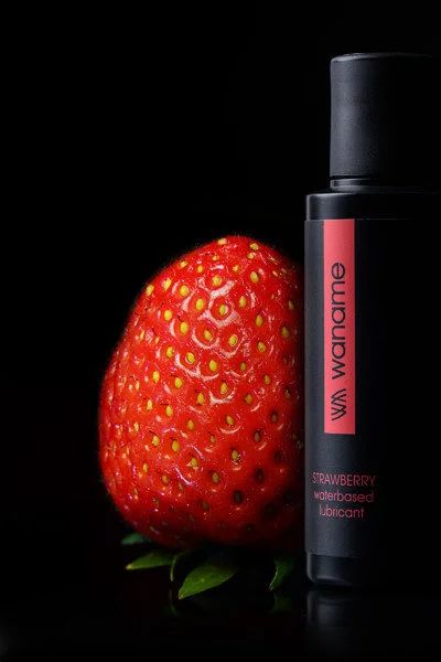 Лот: 15568227. Фото: 1. Лубрикант "Waname Strawberry... Интимная косметика, смазки