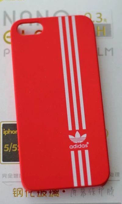 Лот: 5244606. Фото: 1. Чехол-бампер iPhone 5/5S (Adidas... Чехлы, бамперы