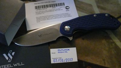 Лот: 11546557. Фото: 1. Нож Steel Will C22M-1BL Cutjack... Ножи, топоры