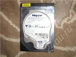 Лот: 37043. Фото: 1. жёсткий диск maxtor 40 gb. c бэдами... Красноярск