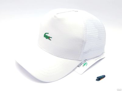 Лот: 18031895. Фото: 1. Бейсболка кепка Lacoste (белый... Головные уборы