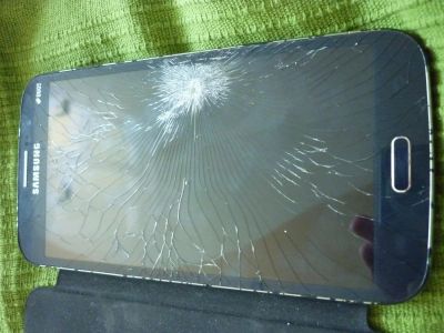 Лот: 6045447. Фото: 1. Samsung Galaxy Mega 5.8 Треснут... Смартфоны
