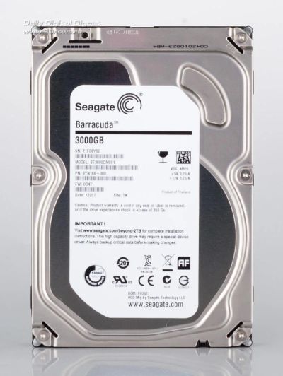 Лот: 8682898. Фото: 1. 3Tb 7200 Seagate Barracuda ST3000DM001. Жёсткие диски (HDD)