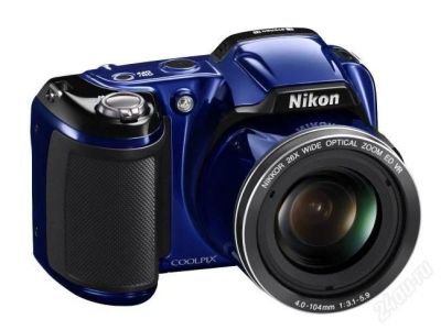 Лот: 2751688. Фото: 1. NIKON L810 синий. новый, куплен... Цифровые компактные